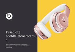 Draadloze Hoofdtelefoons Beoordelingen - Eenvoudig Website-Ontwerp