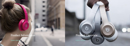 Stunning Web Design For Best Travel Headphones