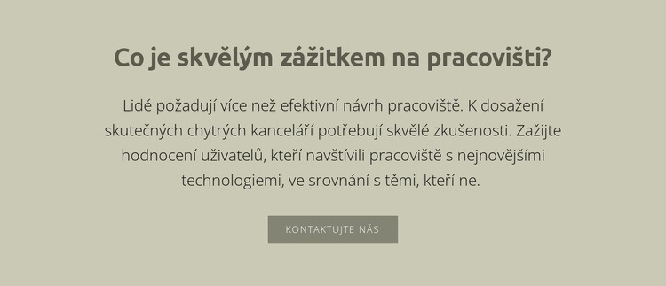 Text s nadpisem Webový design