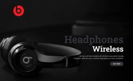 True Wireless Headphones Design Template