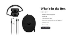Beats Wireless Headphones CSS Grid Template
