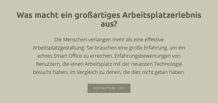 Text mit Überschrift CSS-Vorlage