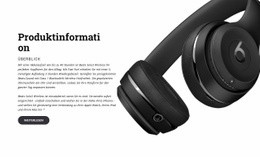 Kopfhörer Zum Musikhören - Online-Vorlagen