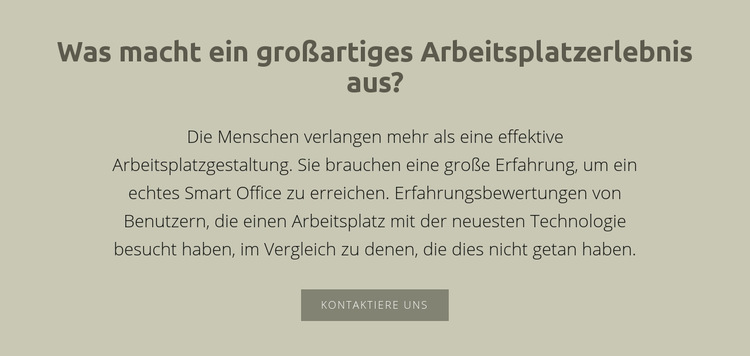 Text mit Überschrift Website-Vorlage