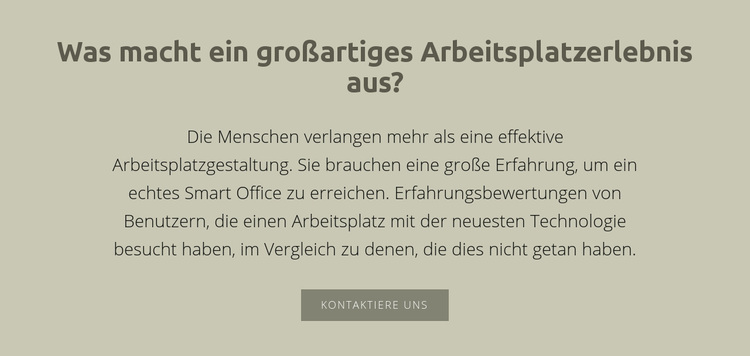 Text mit Überschrift WordPress-Theme