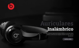 Verdaderos Auriculares Inalámbricos Plantilla De Diseño