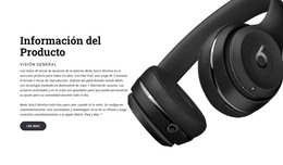 Auriculares Para Escuchar Música: Plantilla De Código HTML