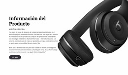 Auriculares Para Escuchar Música - Plantilla Joomla Sencilla