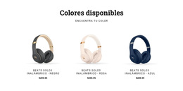 Auriculares Modernos Tema De Shopify Premium