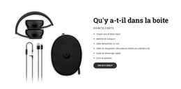 Thème WordPress Écouteurs Sans Fil Beats Pour N'Importe Quel Appareil