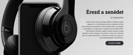 Érezze A Zenéjét - Többcélú Webdesign