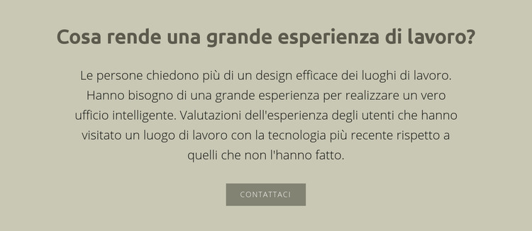 Testo con titolo Modello HTML