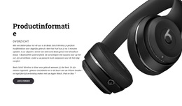 Koptelefoon Om Naar Muziek Te Luisteren - Eenvoudig WordPress-Thema