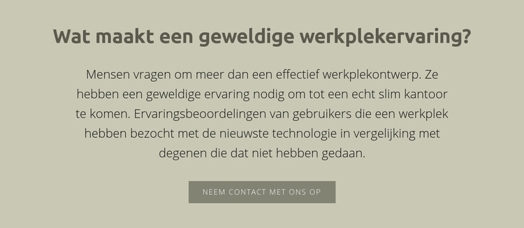 Tekst met kop Website sjabloon