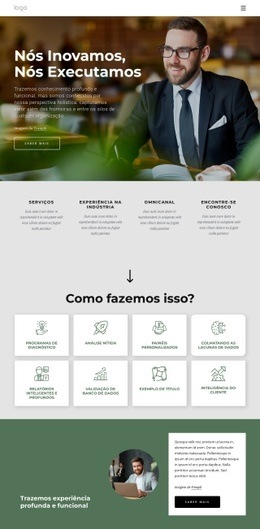 Design De Site Para Somos Uma Consultoria Global