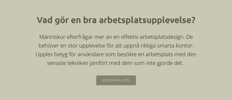 Text med rubrik CSS -mall