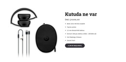Beats Kablosuz Kulaklık - Iş Premium Web Sitesi Şablonu