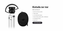 Beats Kablosuz Kulaklık - Duyarlı Web Sitesi Tasarımı