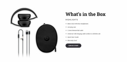 Beats Wireless Headphones - Drag & Drop Landing Page