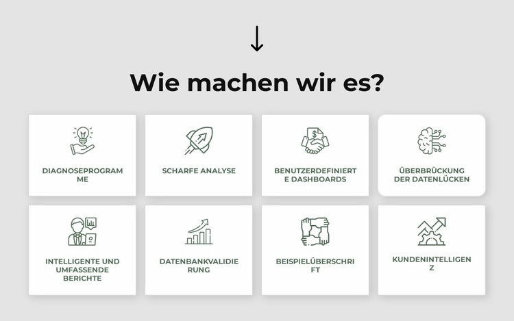 Strategie, Marketing, Organisation, Betrieb Vorlage