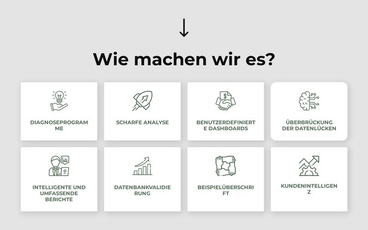 Strategie, Marketing, Organisation, Betrieb Website design