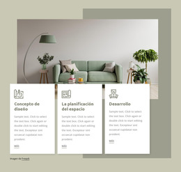 Servicios De Estudio De Interiores - Plantilla De Elementos Premium