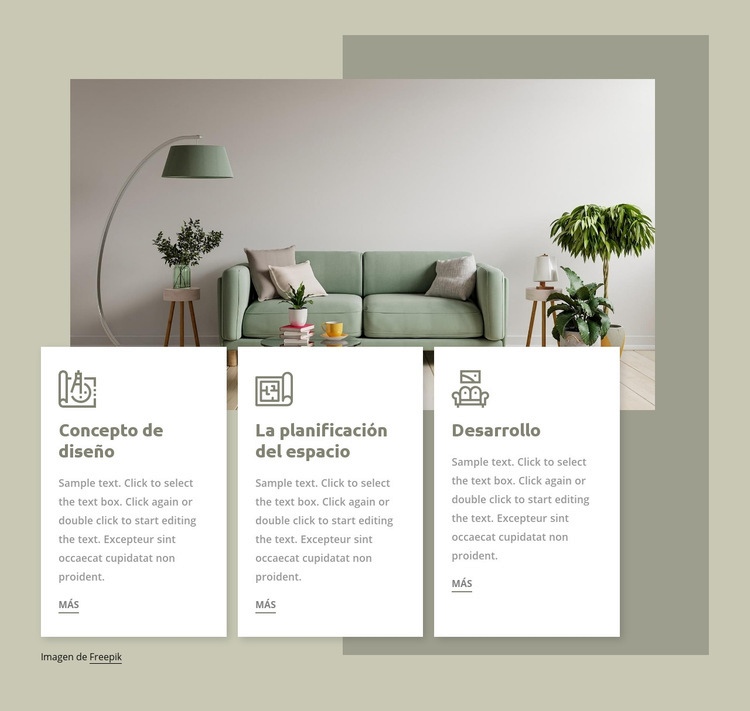 Servicios de estudio de interiores Plantilla