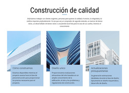 Proyectos De Construcción - Plantilla De Página De Destino