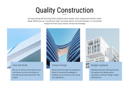 HTML5 Template Construction Projects For Any Device