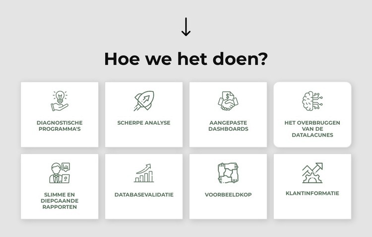 Strategie, marketing, organisatie, bedrijfsvoering HTML5-sjabloon