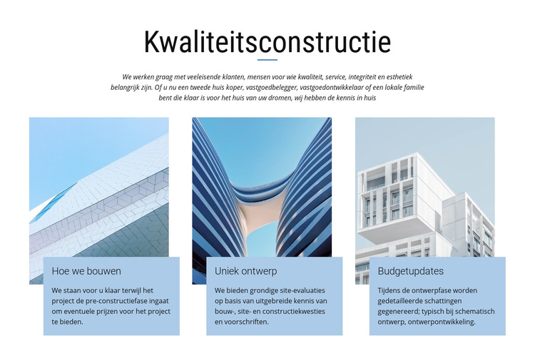 Bouwprojecten WordPress-thema