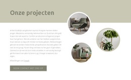 Interieur Projecten - Aangepast Websiteontwerp