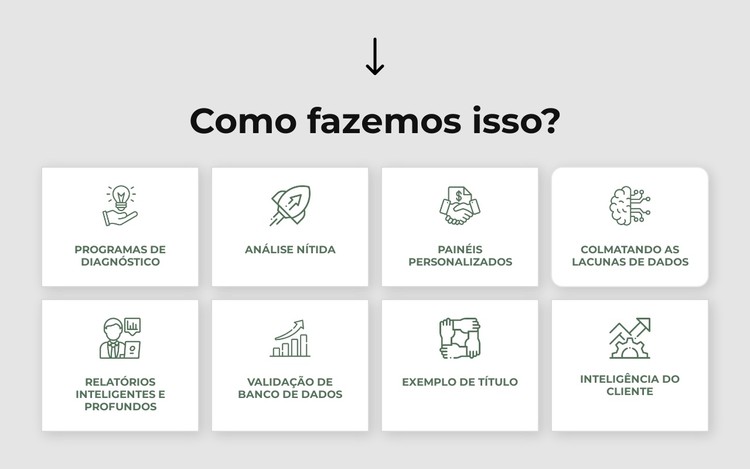 Estratégia, marketing, organização, operações Template CSS