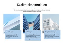 Byggnadsprojekt Målsidesmall