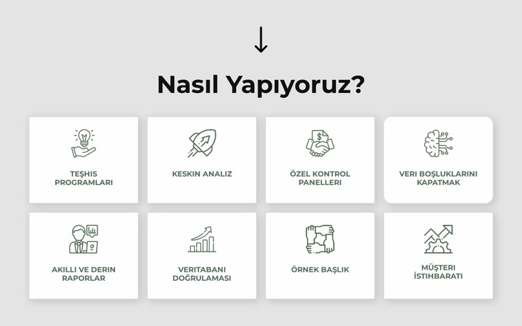 Strateji, pazarlama, organizasyon, operasyonlar Joomla Şablonu