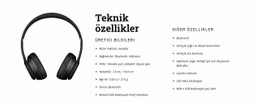 Modern Müzik Ve Teknoloji - Bir Sayfalık Şablon