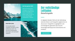 Reisefotografiereiter Site-Vorlage