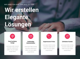 Erstellen Sie Kreative Lösungen – Gebrauchsfertige HTML5-Vorlage