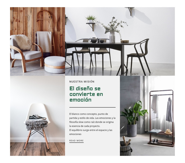 Experiencia emocional Plantilla HTML