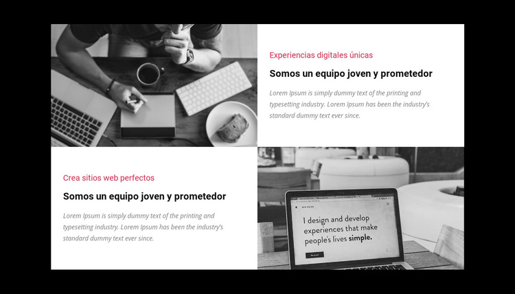 Creando una experiencia de cliente única Tema de WordPress