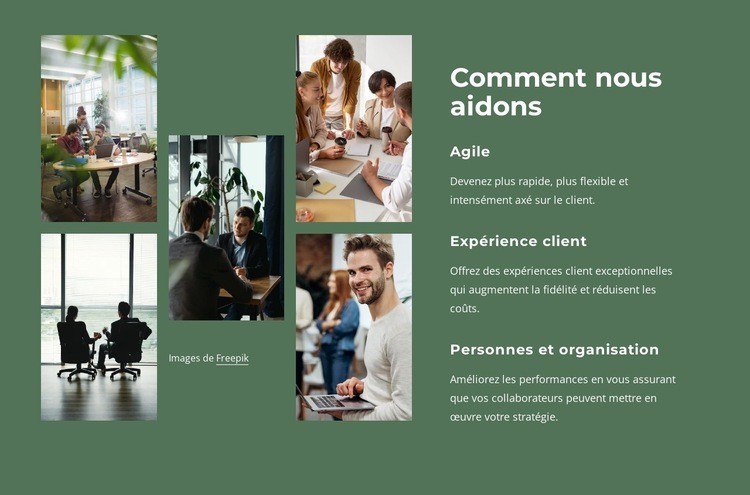 Des projets uniques aux engagements pluriannuels Conception de site Web