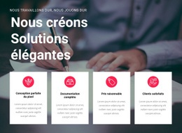 Créez Des Solutions Créatives - Modèle HTML D'Une Page
