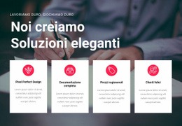 Modello Di Progettazione Gratuito Per Crea Soluzioni Creative