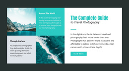 Travel Photography Guide Builder Joomla