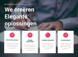 Creëer Creatieve Oplossingen Ontwerpsjabloon