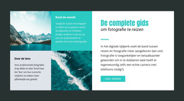 Gratis CSS Voor Gids Voor Reisfotografie