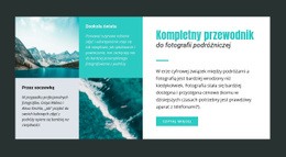 Ekskluzywny Szablon HTML5 Dla Przewodnik Po Fotografii Podróżniczej