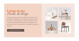 Modèle De Page De Destination Pour Сréation D'Intérieurs Individuels