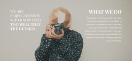 Top Photographer Premium CSS Template