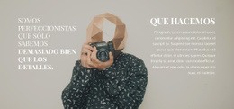 Fotógrafo Destacado - Mejor Diseño De Sitio Web